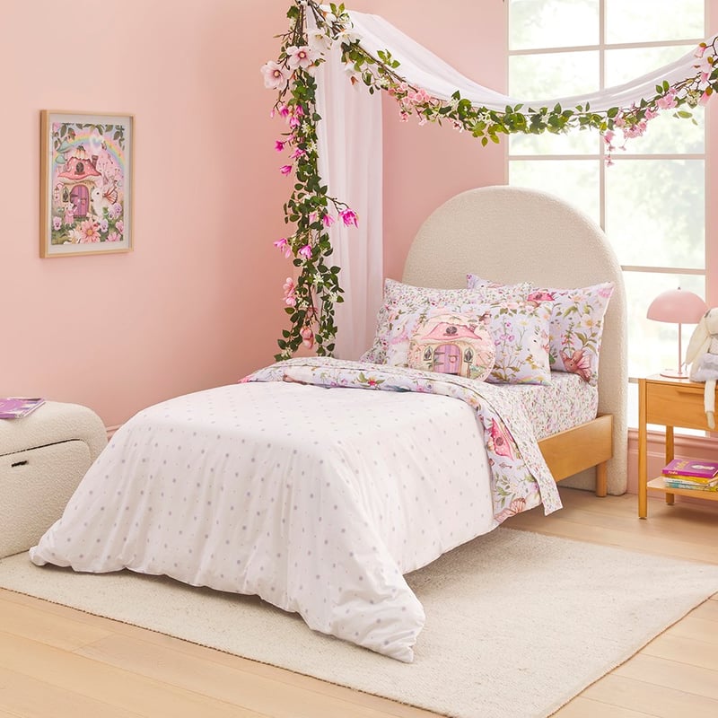 Fleur Harris Fairyland Lilac Quilt Cover Set