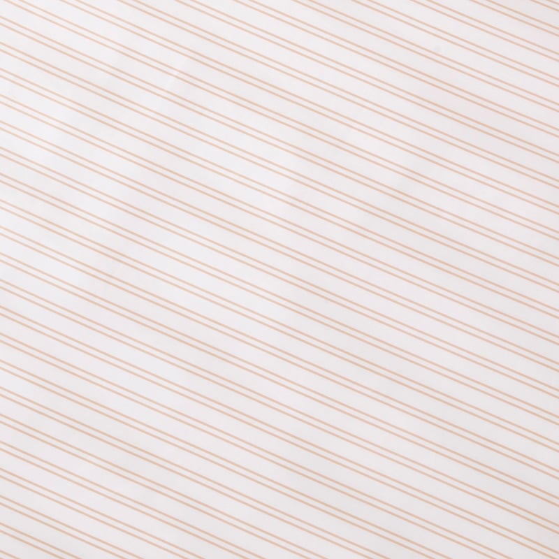 Sully Stripe Natural Baby Fitted Sheets 2pk