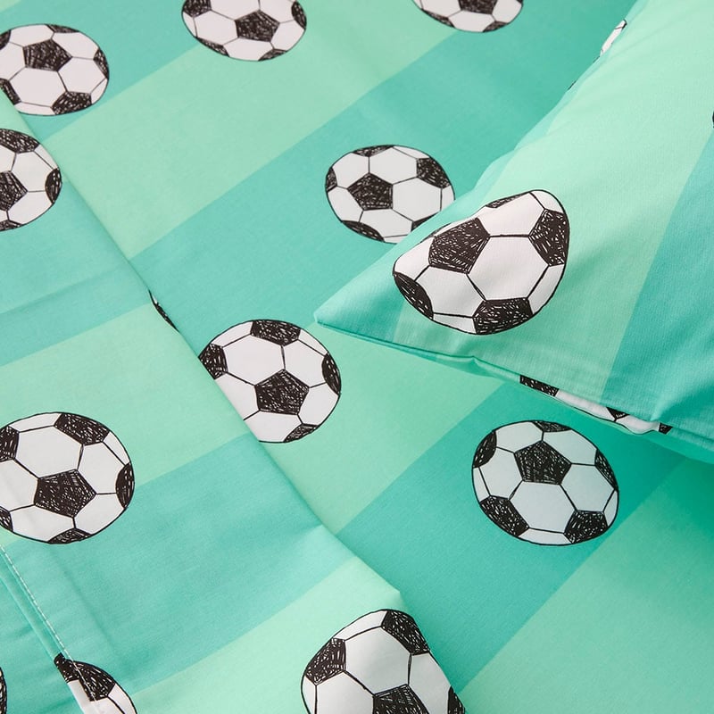 Shoot For Your Goals Green Sheet Set