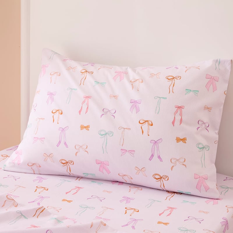 Pretty Bows Multi Stripe Sheet Set