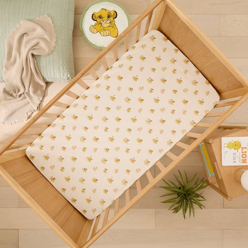 Disney The Lion King Cream Baby Fitted Sheets 2pk