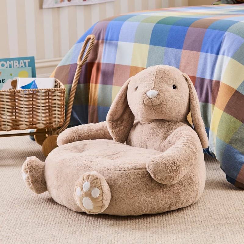 Bonnie Bunny Tan Cuddle Chair