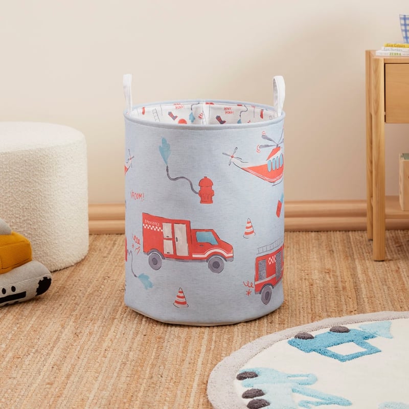 Transport Rescue Crew Printed Basket