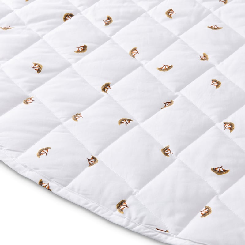 Gumnut Gully White Quilted Printed Play Mat