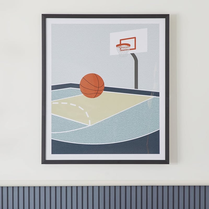 Game Day Basketball Wall Art