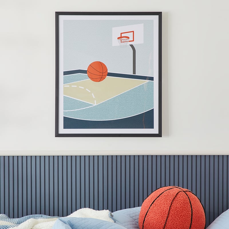 Game Day Basketball Wall Art