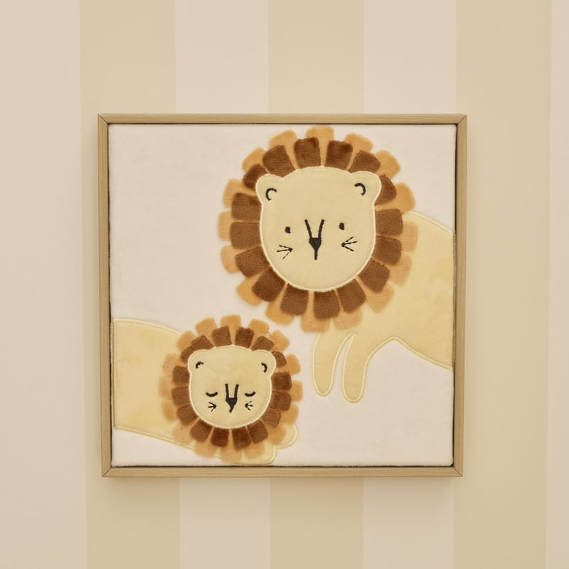 Lion Felt Nursery Wall Art