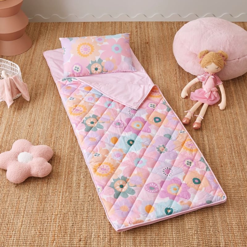Poppy Pink Co-ordinating Sleeping Bag