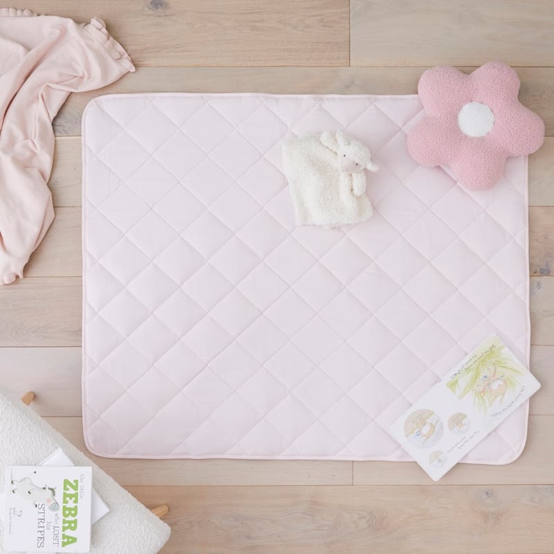 Stonewashed Pink Lavender Baby Play Mat