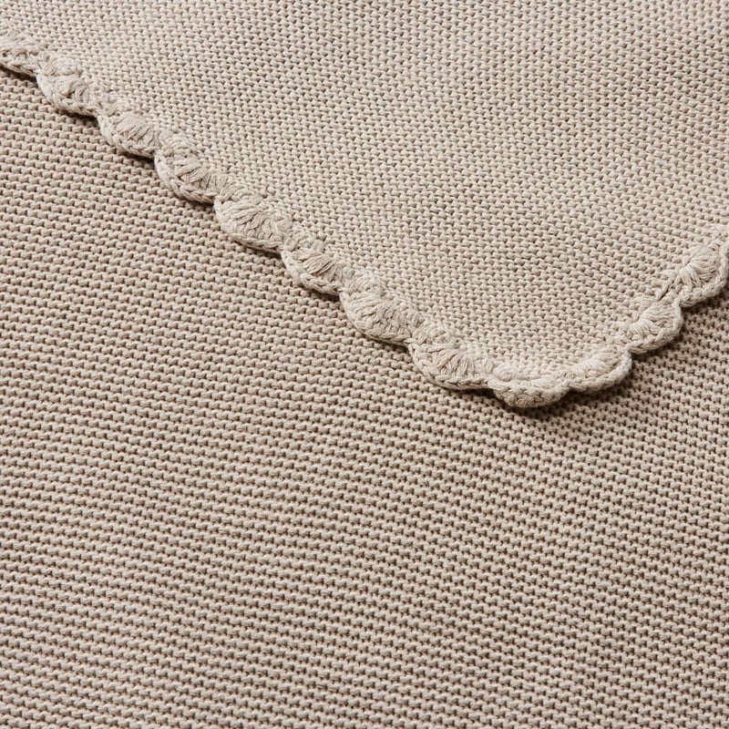 Lennox Natural Organic Cotton Baby Blanket
