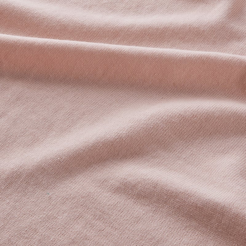 Harmony Nude Pink Frill Baby Blanket