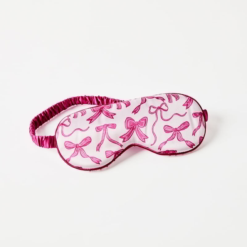Pure Silk Pretty Bow Eye Mask