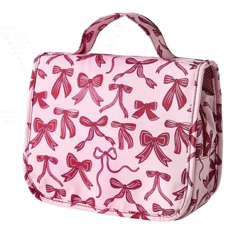 Pretty Bow Hanging Toiletry Bag