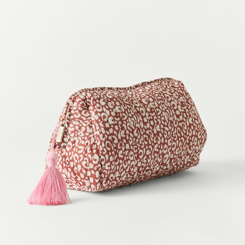 Sorrento Leopard Cosmetic Bag