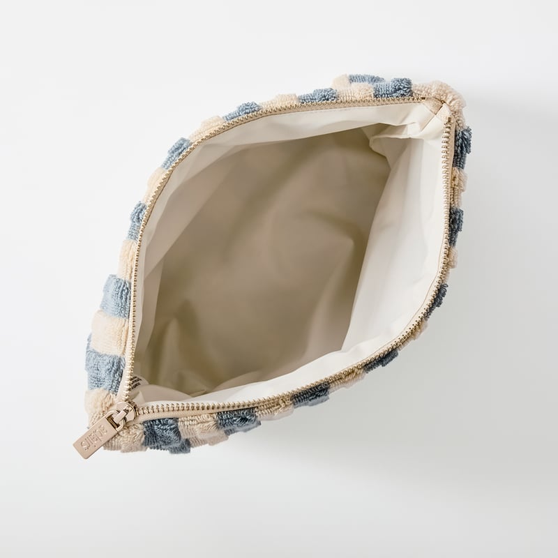 Greenwich Sea Blue Stripe Cosmetic Bag