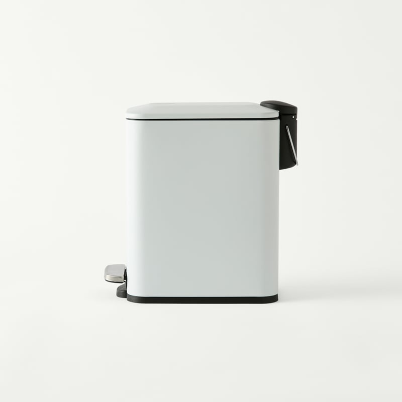 Slimline White Dust Bin
