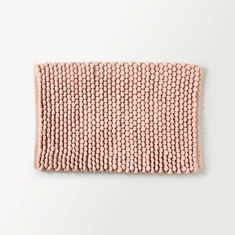 Chunky Bobble Pearl Pink Bath Mat