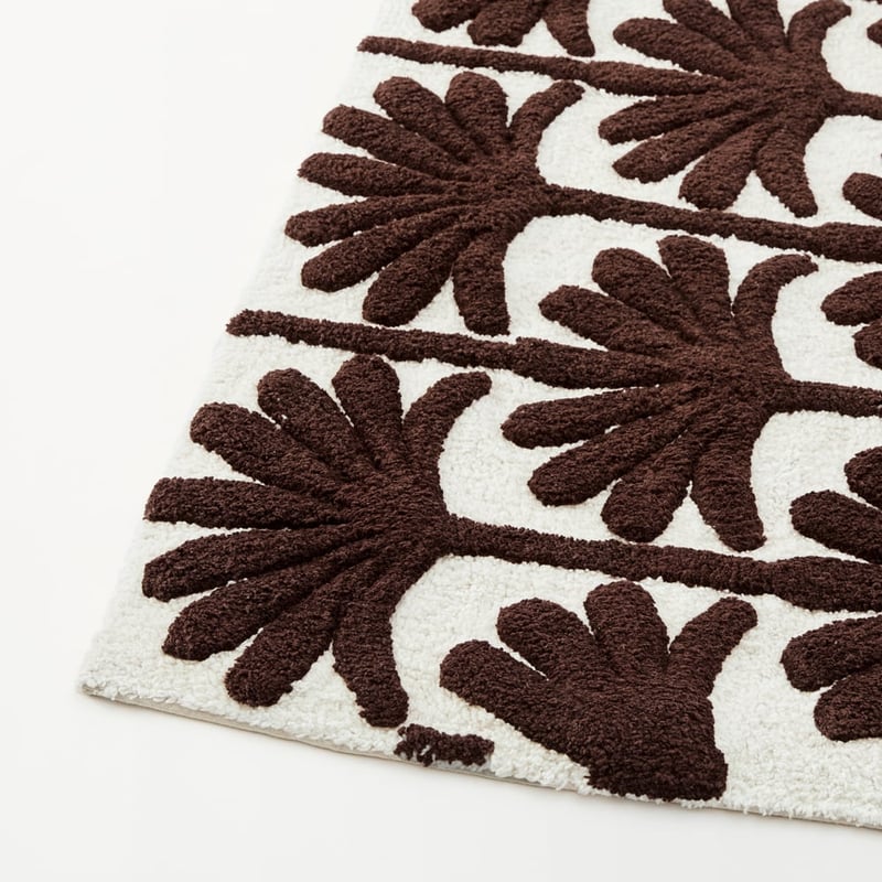 Nature's Resort Chocolate & Natural Bath Mat