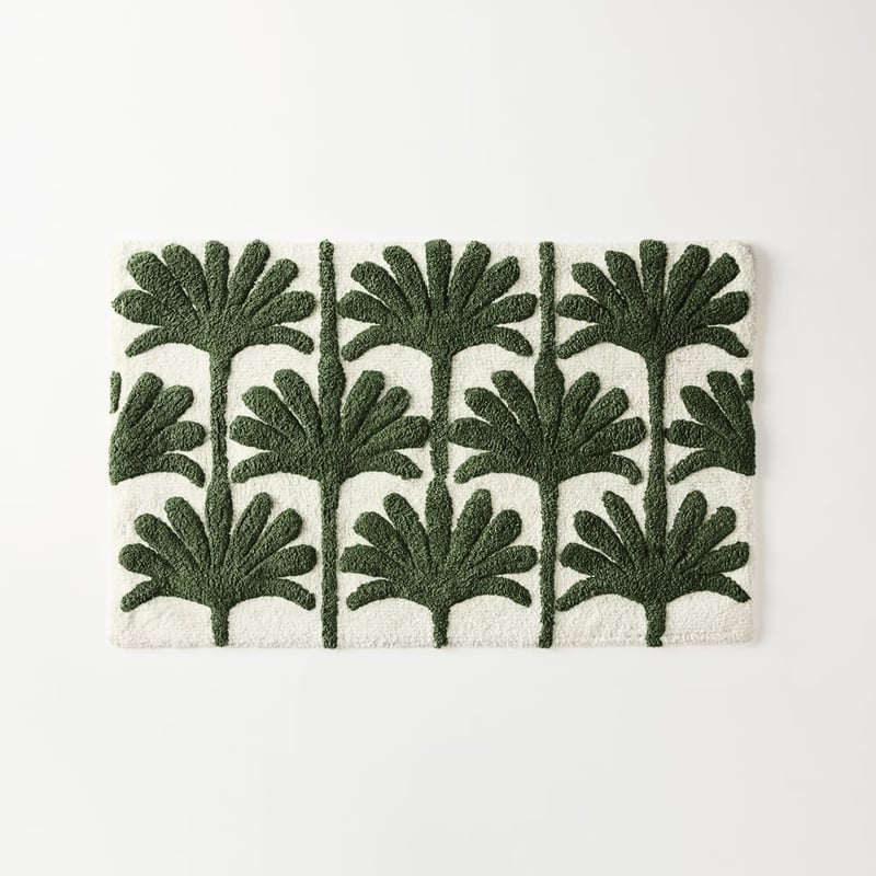 Nature's Resort Spinach & Natural Bath Mat
