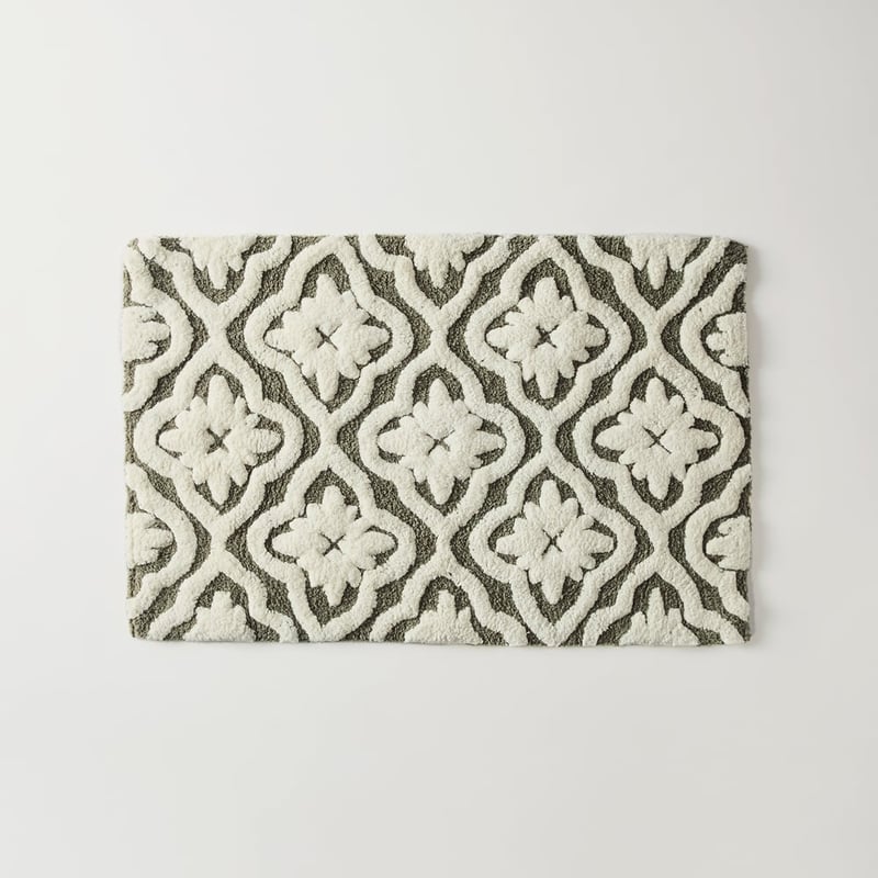 Windsor Tile Moss Bath Mat