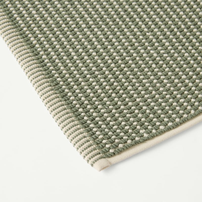 European Collection Moss & Natural Bath Mat