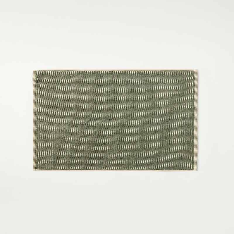 European Collection Moss & Natural Bath Mat
