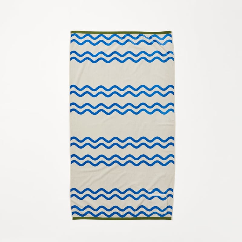 Swell Marina Luxe Velour Pocket Beach Towel