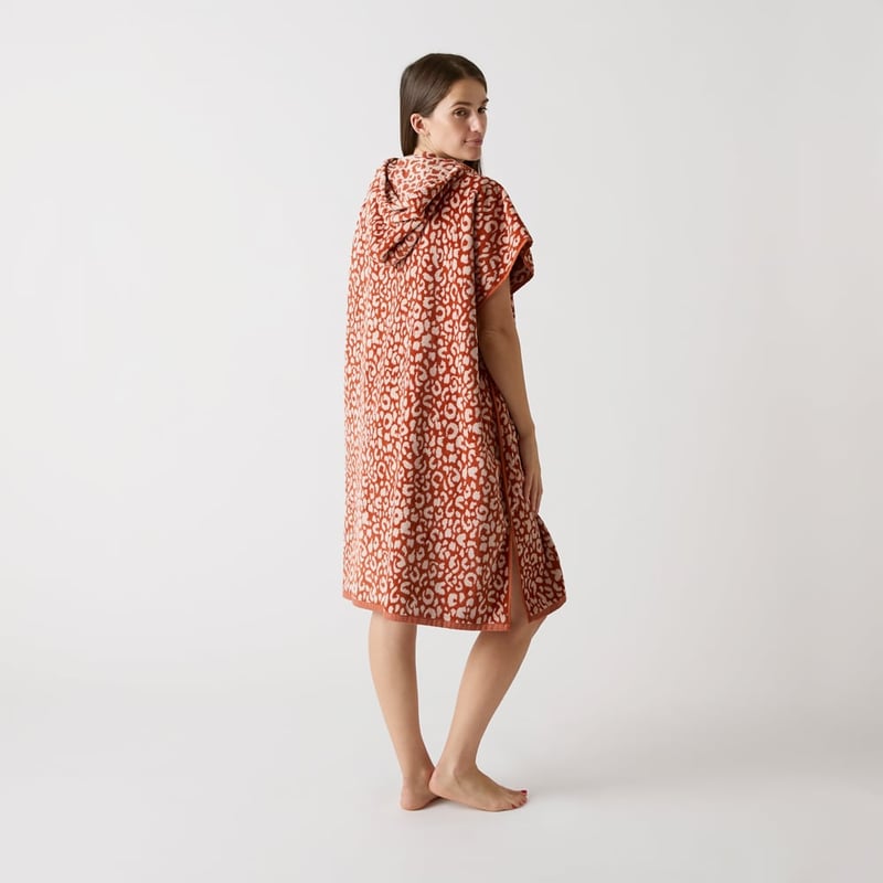 Sorrento Leopard Hooded Beach Towel