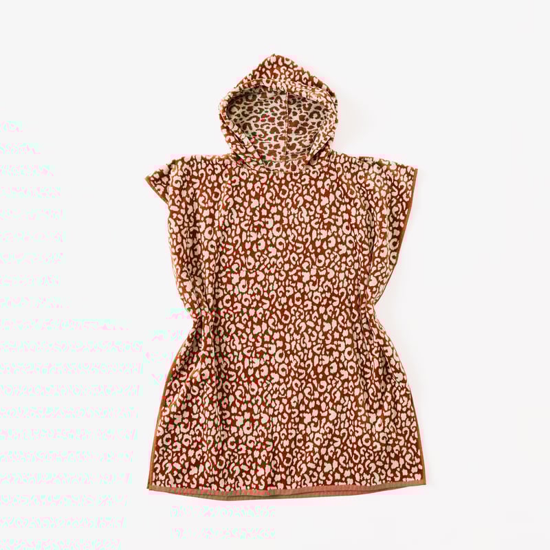 Sorrento Leopard Hooded Beach Towel