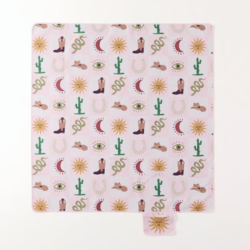 Coastal Girl Picnic Rug