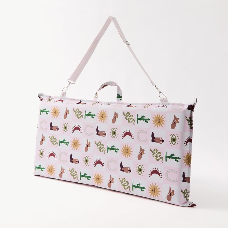 Coastal Cowgirl Padded Canvas Beach Chair