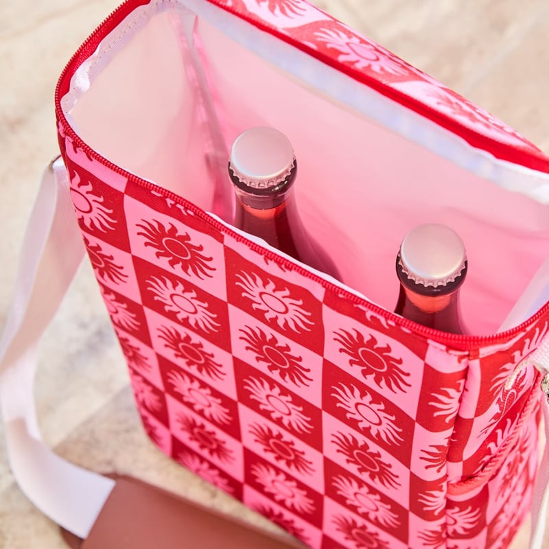 Sundown Pink Wine Cooler Bag