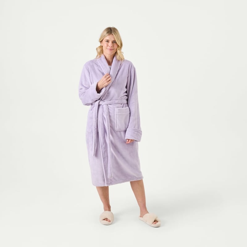 Ultra Soft Lilac Bathrobe