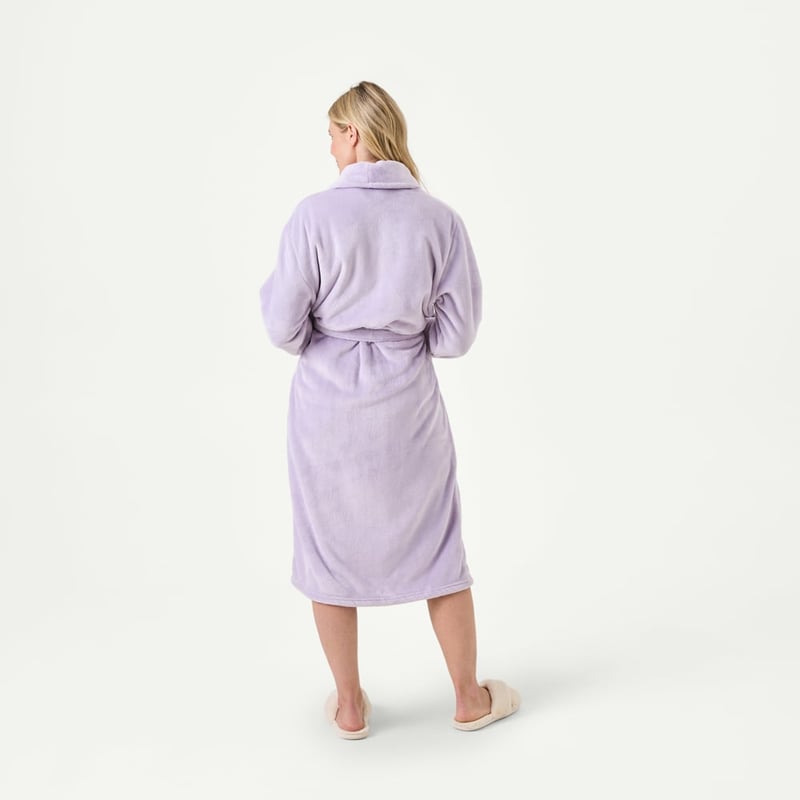 Ultra Soft Lilac Bathrobe