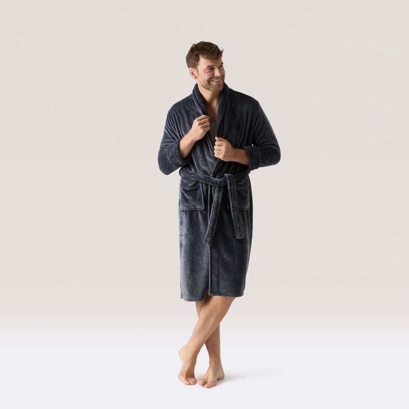 Ultra Soft Charcoal Bathrobe