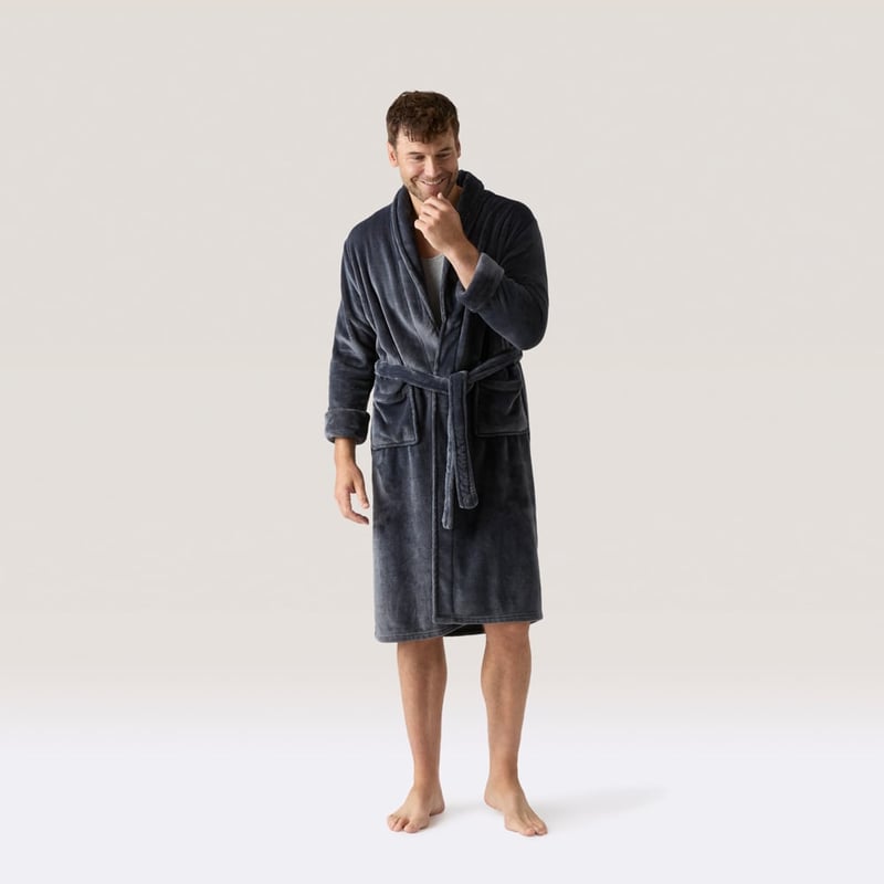 Ultra Soft Charcoal Bathrobe