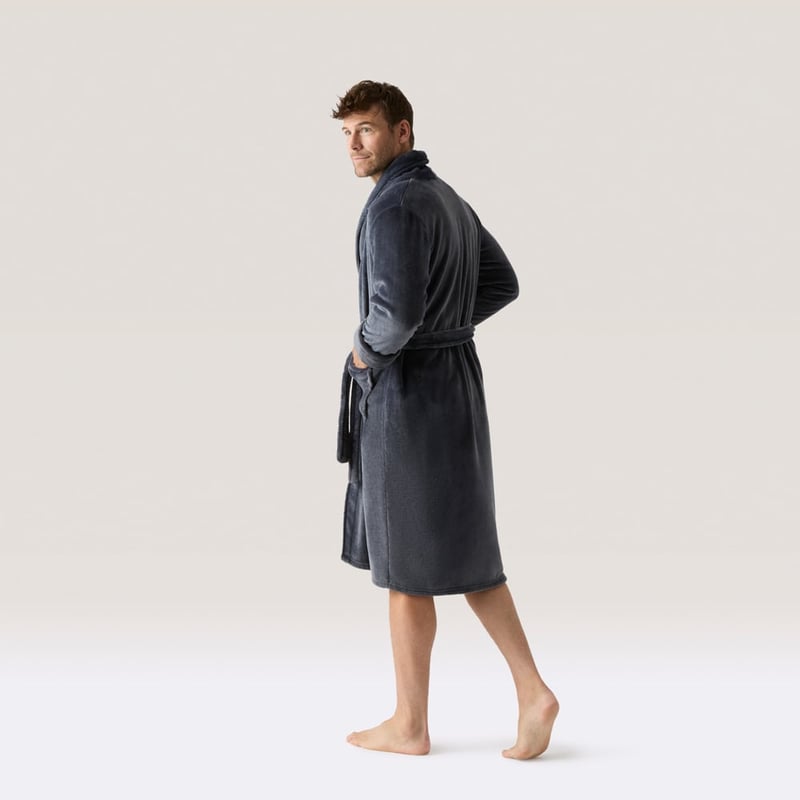 Ultra Soft Charcoal Bathrobe