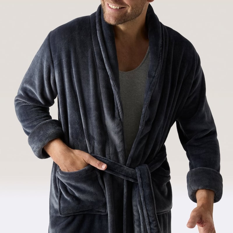 Ultra Soft Charcoal Bathrobe