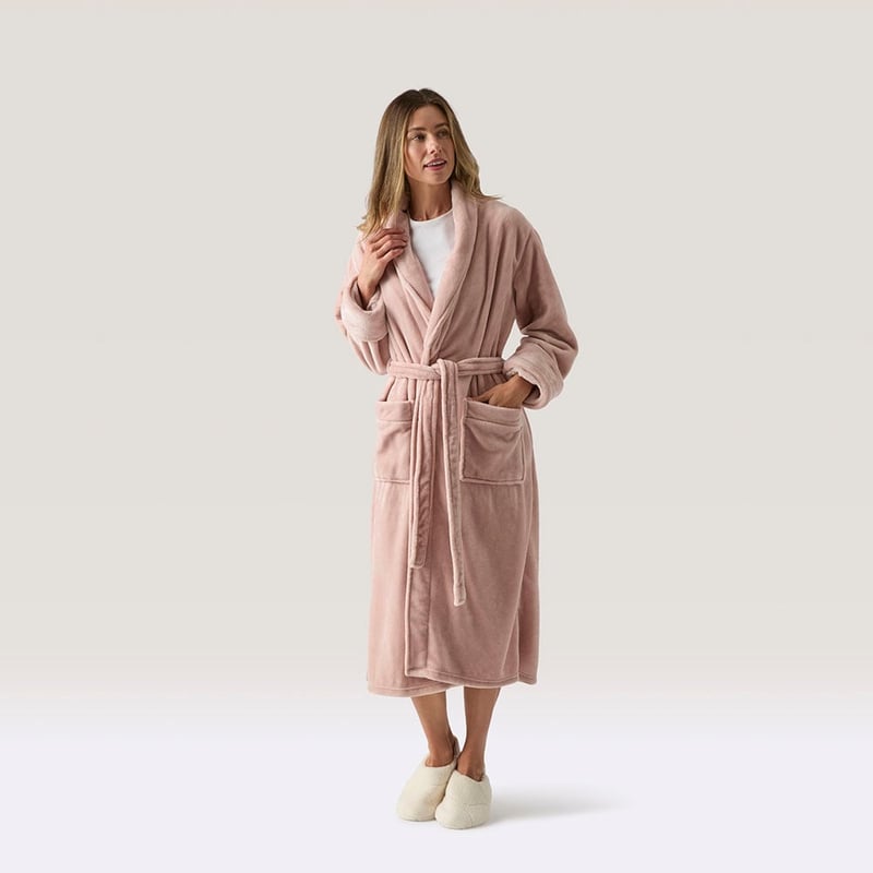 Ultra Soft Rose Bathrobe