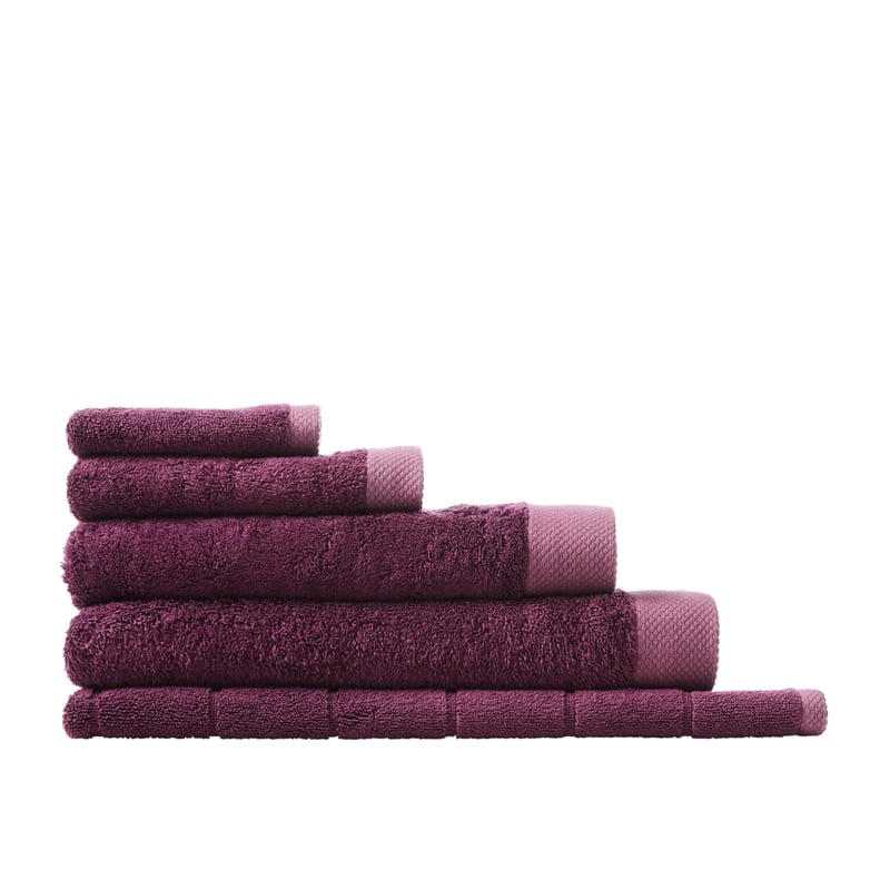 Navara Wine Cotton Bamboo Towel Range