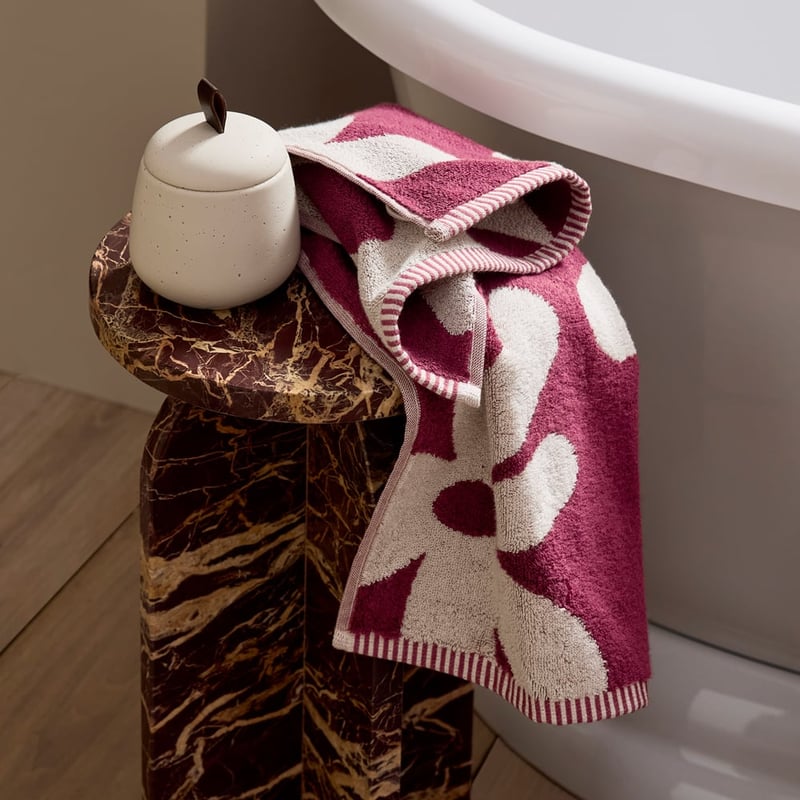 Livia Wine & Beach Reversible Floral Towel Range