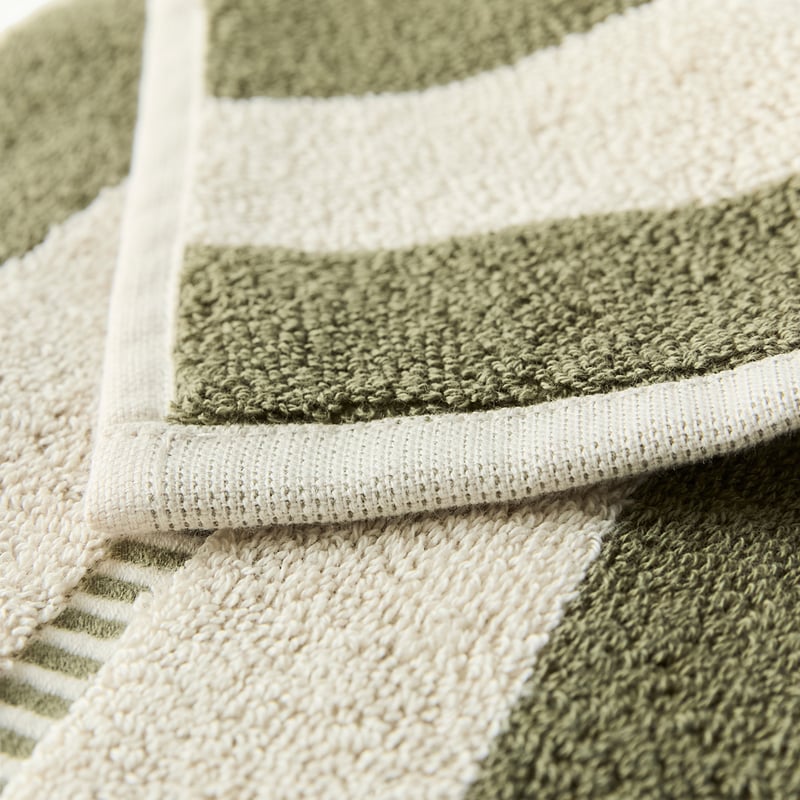 Murphy Moss Stripe Towel Range