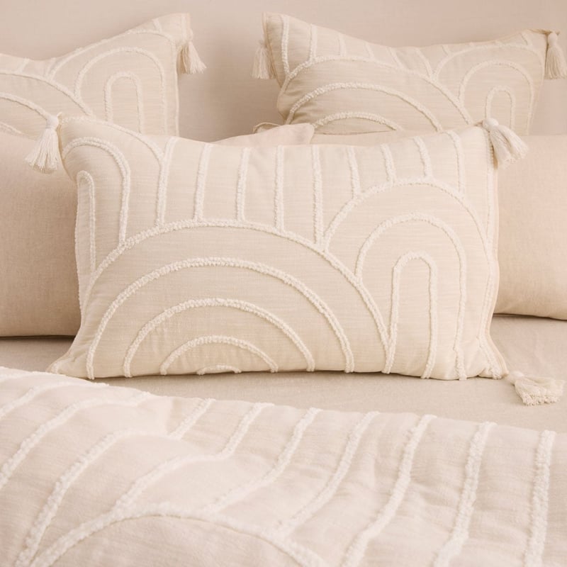 Archie Tufted Macadamia Quilted Coverlet Separates