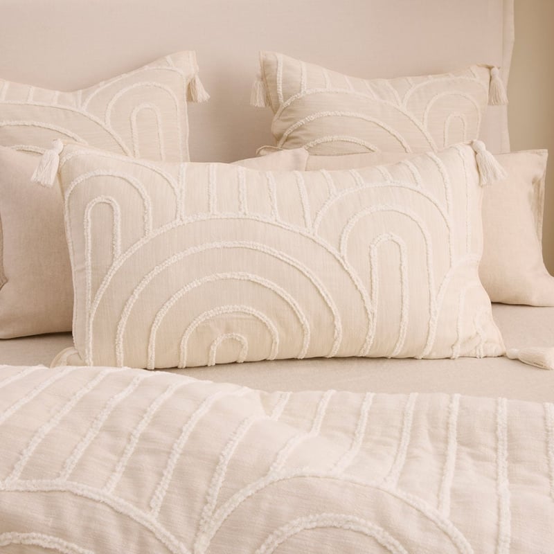 Archie Tufted Macadamia Quilted Coverlet Separates