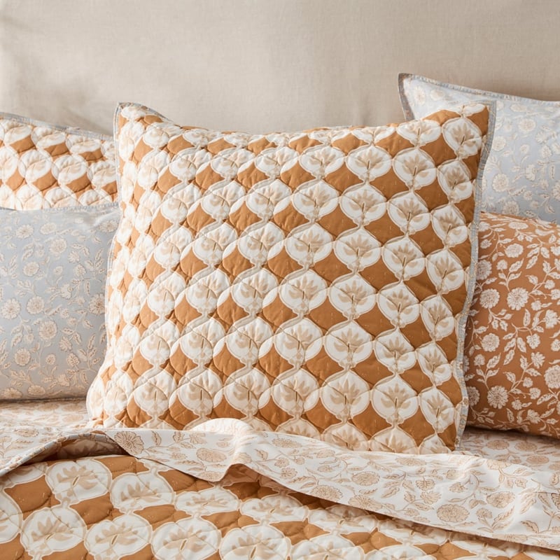 Aasha Sandstorm Quilted Coverlet Separates