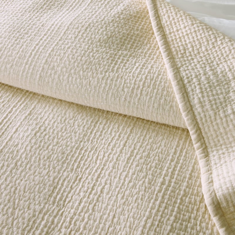 Haven Coconut Quilted Pillowcases