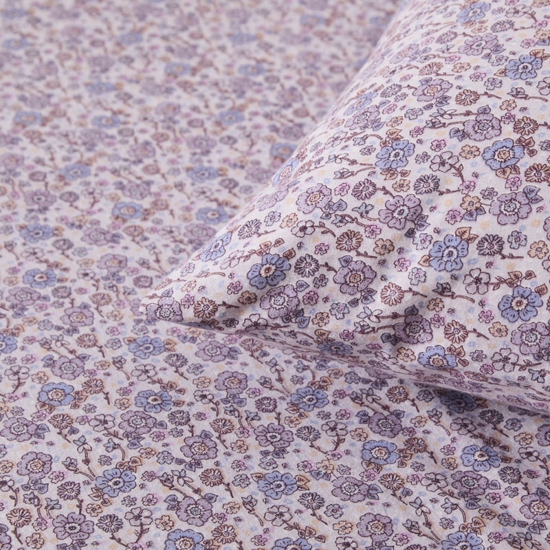 Flannelette Ida Floral Printed Sheet Set