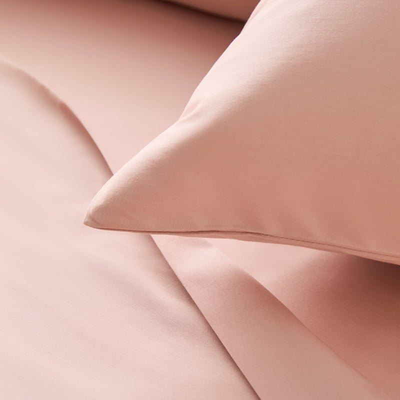 Cotton Sateen Nude Pink Sheet Separates