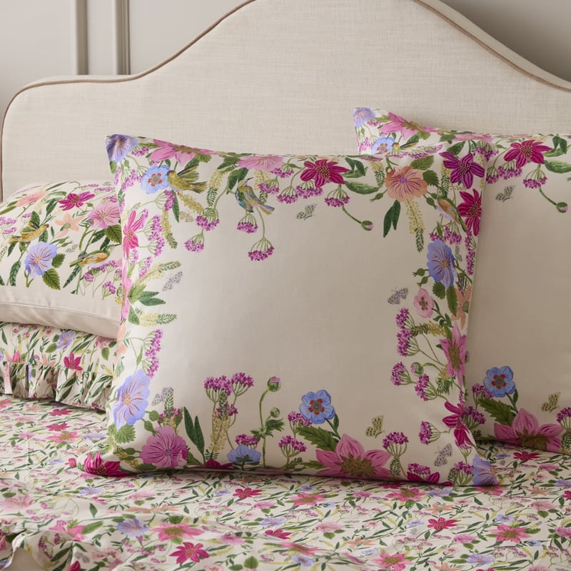 Etta Natural Floral Pillowcases