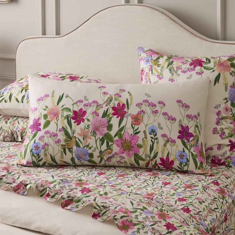 Etta Natural Floral Pillowcases